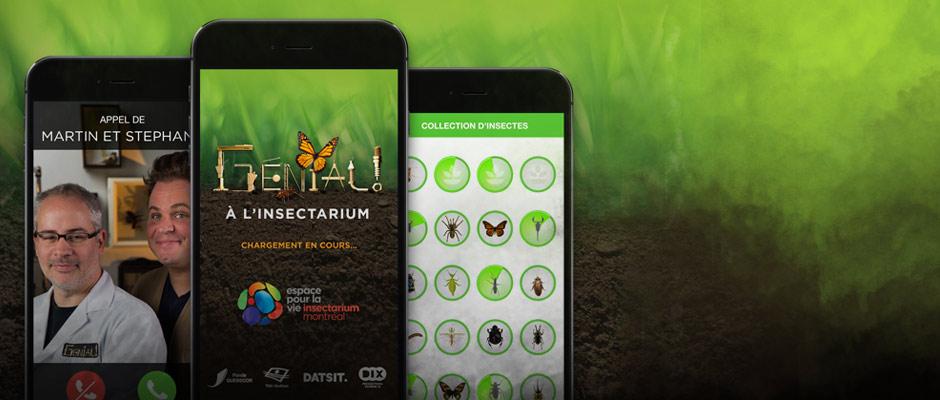 Bannière - Génial! à l'Insectarium