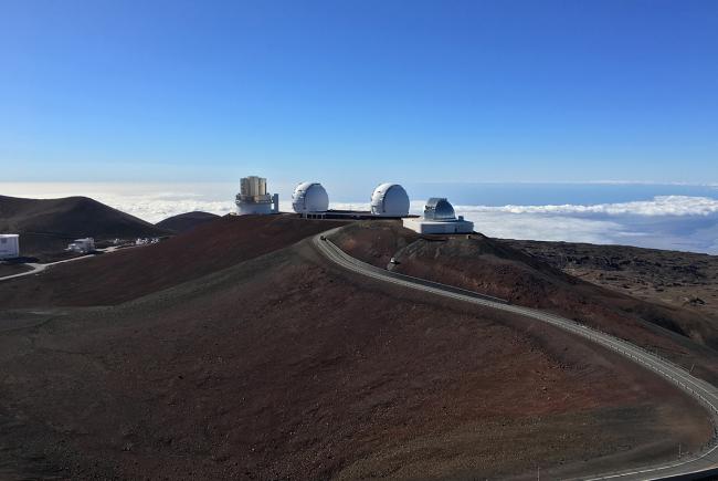 L’observatoire IRTF est situé à 4168 mètres au sommet du Mauna Kea, à Hawaï.