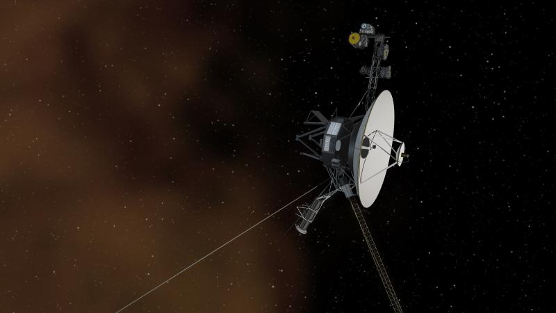 Artist's view of a Voyager probe
