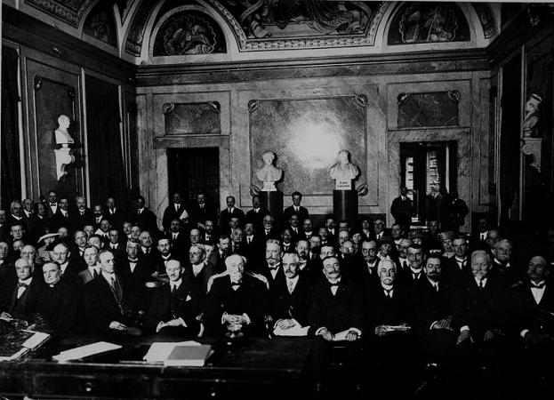 First General Assembly of the IAU in Rome, Italy, in 1922