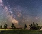 Centre de la galaxie à l&#039;horizon © Alan Dyer 2013