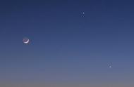 Conjonction - Lune, Vénus et Jupiter