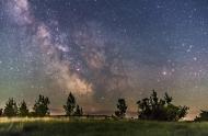 Centre de la galaxie à l&#039;horizon © Alan Dyer 2013