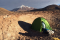 Campement dans le désert d’Atacama au Chili, lors d’une mission de récupération de météorites et de fragments de roches de geyser en 2017, avec l’IMCCE de l’Observatoire de Paris.