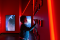 The Planétarium reduces sound and light levels in theaters and in the Rouge 2100 exhibition.