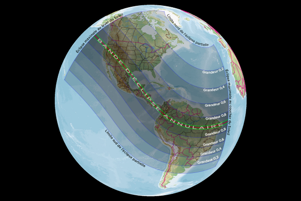 20231014 Éclipse annulaire - Carte globale FR