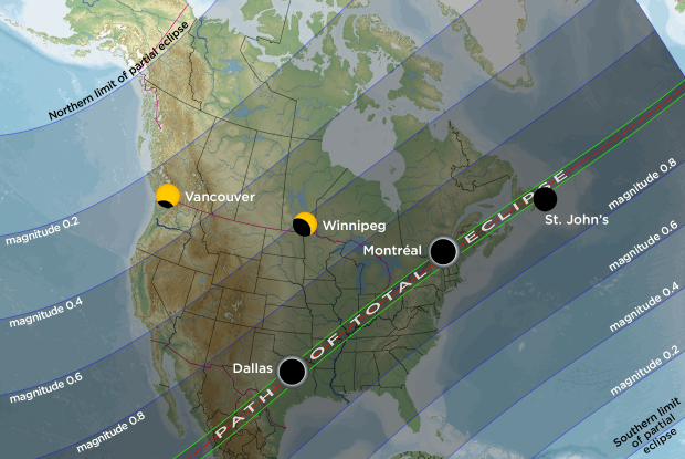 20240408 Total Eclipse - North America Map EN