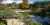 General view of the Japanese garden in autumn