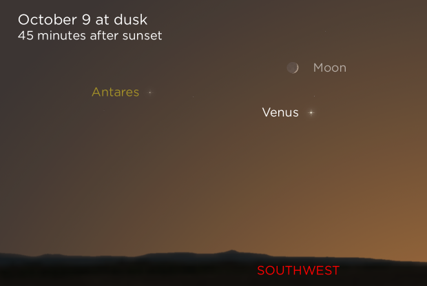 20211009 Crescent Moon and Venus
