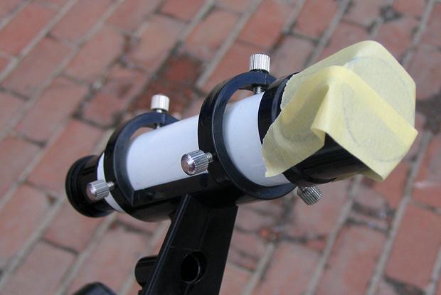Covered finder scope