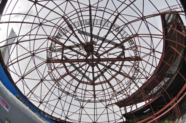 Rio Tinto Alcan Planetarium under construction.