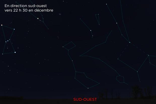 L'étoile Mira (Omicron Ceti) et ses environs (constellations)