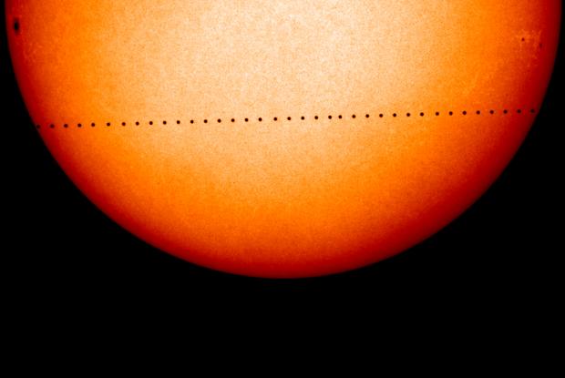Transit of Mercury 2006 (SOHO/NASA/ESA)