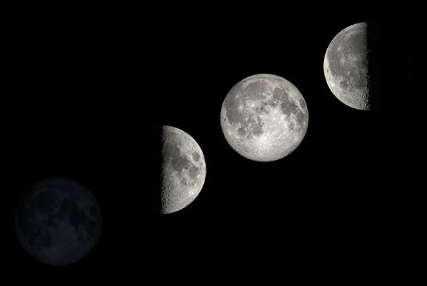Les phase de la lune