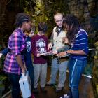 Four students receive instructions for their Amazonian Expedition