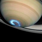 Aurore polaire sur Saturne
