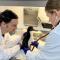 The chick’s health is closely monitored by the Biodôme’s specialists.